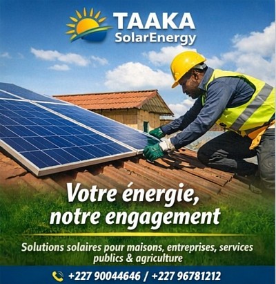 Taaka-solarEnergy Installation panneaux solaires