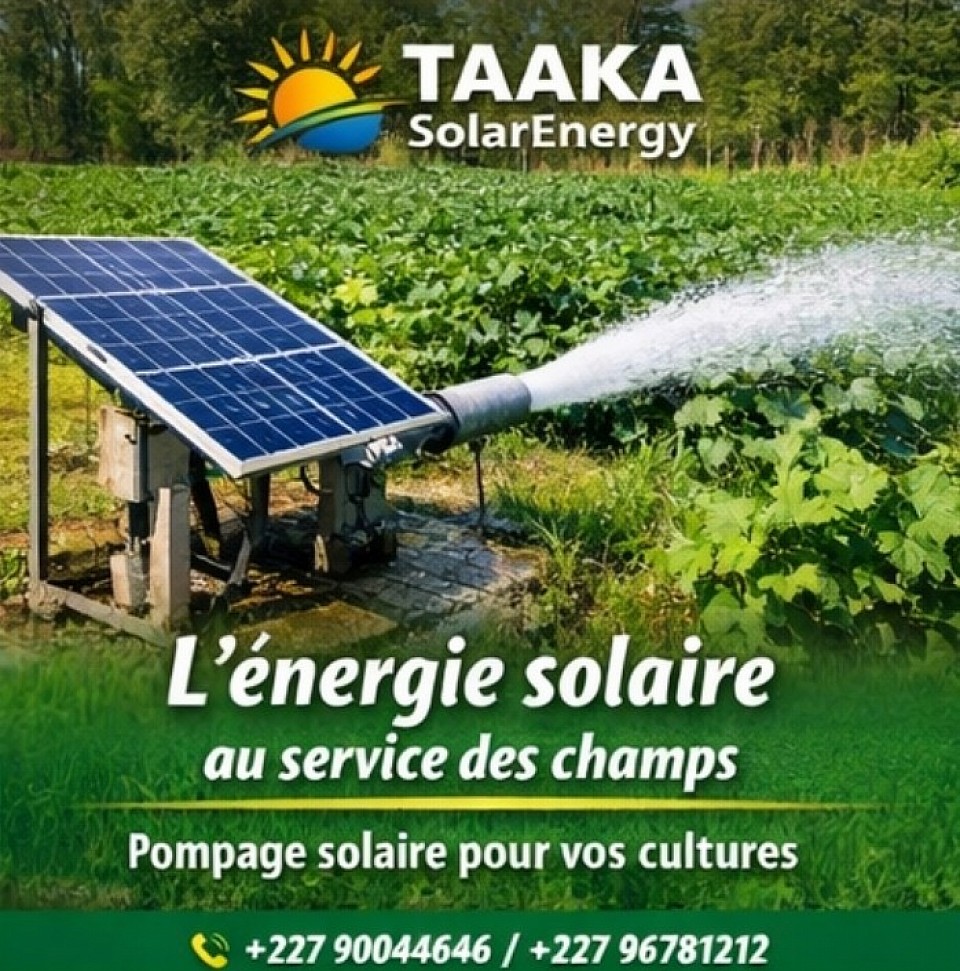 Taaka SolarEnergy Solaire aux champs
