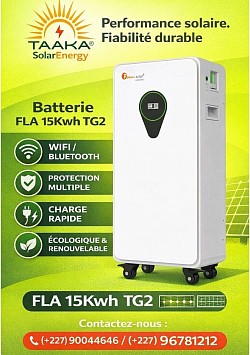 Batterie FLA 15 KWH Taaka-SolarEnergy