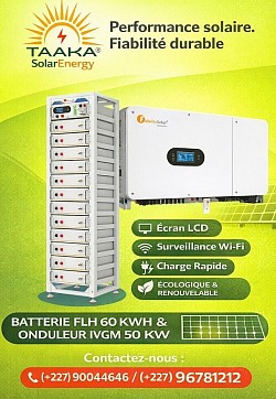 Batterie & Onduleur Taaka SolarEnergy