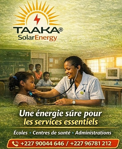 Taaka SolarEnergy installation pour centre de santé